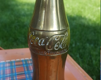 Vintage Brass Coca Cola Bottle