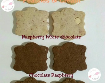 Raspberry White Chocolate cookies