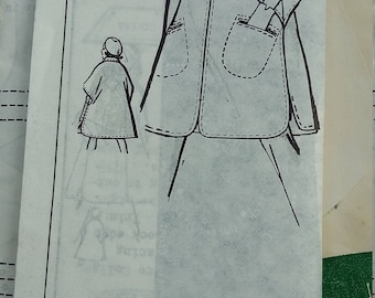 Vintage Mail Order Pattern 8255 One Size Poncho