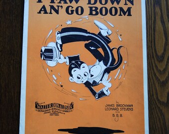 I Faw Down An’ Go Boom Sheet Music 1928