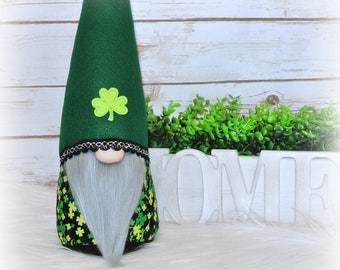Irish Gnome, St. Patrick's Day Gnome, Tomte, Nisse, Nordic Gnome, Scandinavian Gnome