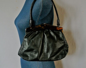 Stix, Baer & Fuller Black Handbag; Made in England