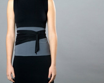 Dual color Obi belt, Wrap belt , Wide belt , High waist belt, Waist Belt, Corset belt, Waist cincher, Plus size, Womens belt, Belts