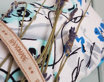 Lavender scented eye pillow. Yoga, meditation, relaxation, sleeping aid, spa.