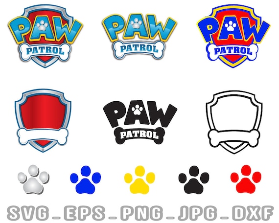 Paw patrol svg Patrol SVG Paw files svg eps dxf png