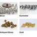 Half-Drilled End Round Bead Caps 5mm 10 Pcs Ur PICK Tips for Memory Wires Silver Gold Antiqued Brass Gunmetal