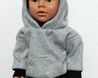 18 inch boy doll clothes boy doll hoodie jeans for boy doll American boy doll hooded sweatshirt
