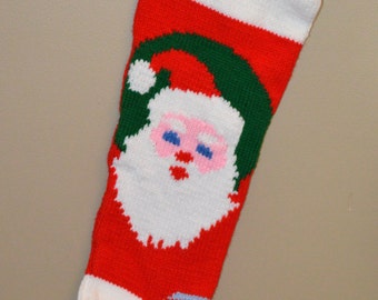 SALE! Personalized Hand-Knit Christmas Stocking - Originally 65 dollars!