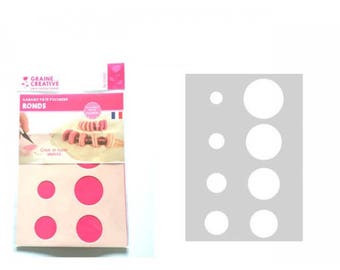 Template designs polymer clay leather round A5 Format
