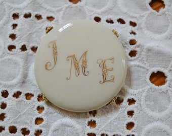 Vintage 1960's Monogram JME Brooch