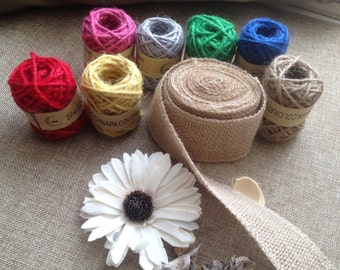 colored hemp twine