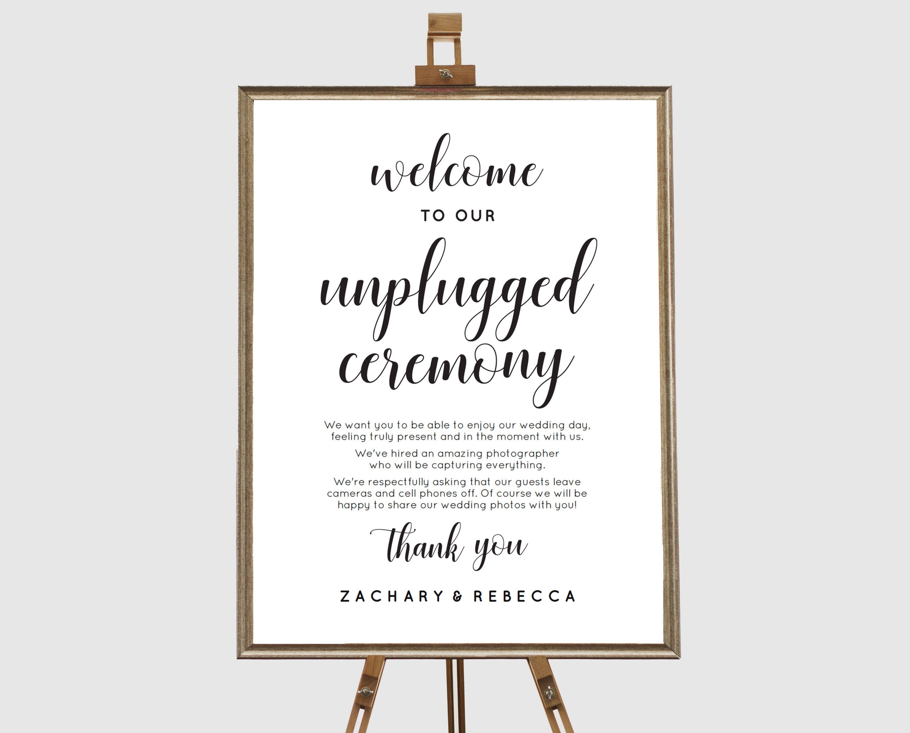 unplugged ceremony pdf sign