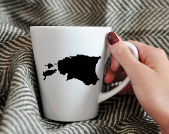 Estonia Mug. Hometown, Adoption, Travel, Mission, Custom