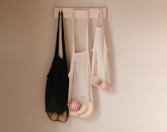 Organic Cotton Market Bag | Reusable Shopping Bag | Eco-friendly | Zero Waste | Net Bag | Grocery Tote | String Bag