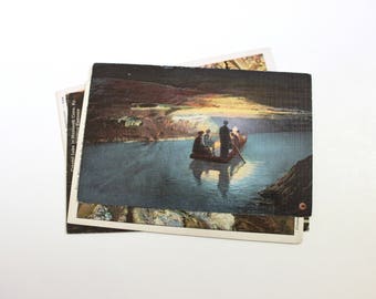 5 Vintage Mammoth Cave Kentucky Postcards Used
