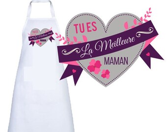 KITCHEN apron adult "you're the best MOM"