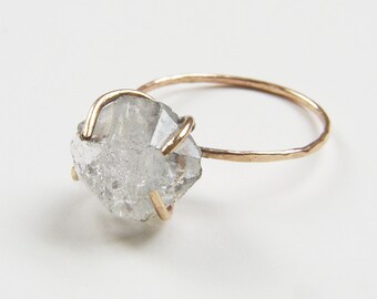 Herkimer Diamond GF Ring