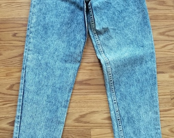 Guess Vintage 80's Acid Wash High Waisted Jeans