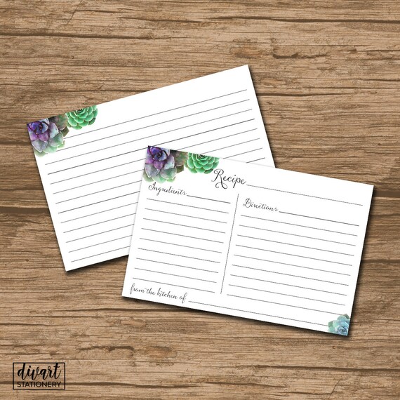 rustic-recipe-card-instant-download-printable-double-sided