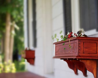 Wood Flower Box, Window Box Planter
