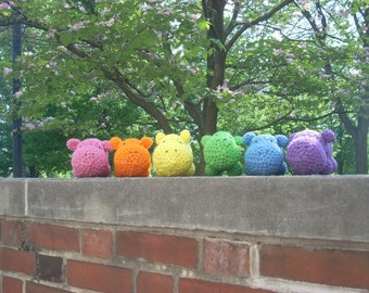 Crocheted Plush Hungry Hungry Hippo(s)