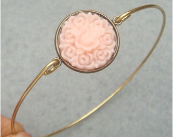 Flower Bangle Bracelet Style 3