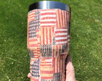 American Flag Stainless Steel Tumbler, Personalized Tumbler, Customized Tumbler, Patriotic, 4th of July, Gift for him, Gift for her