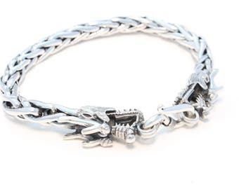 Simple Dragon bracelet in 925 sterling silver