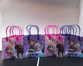 Frozen Anna Elsa goody favor bags 12pcs