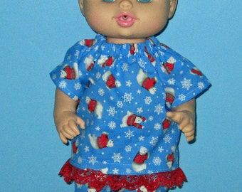 Corolle Tidoo, Corolle Calin Doll, Baby Alive, Doll clothes, Polar Bear Set Fits 12 13 Inch Doll, Doll Clothes, Handmade