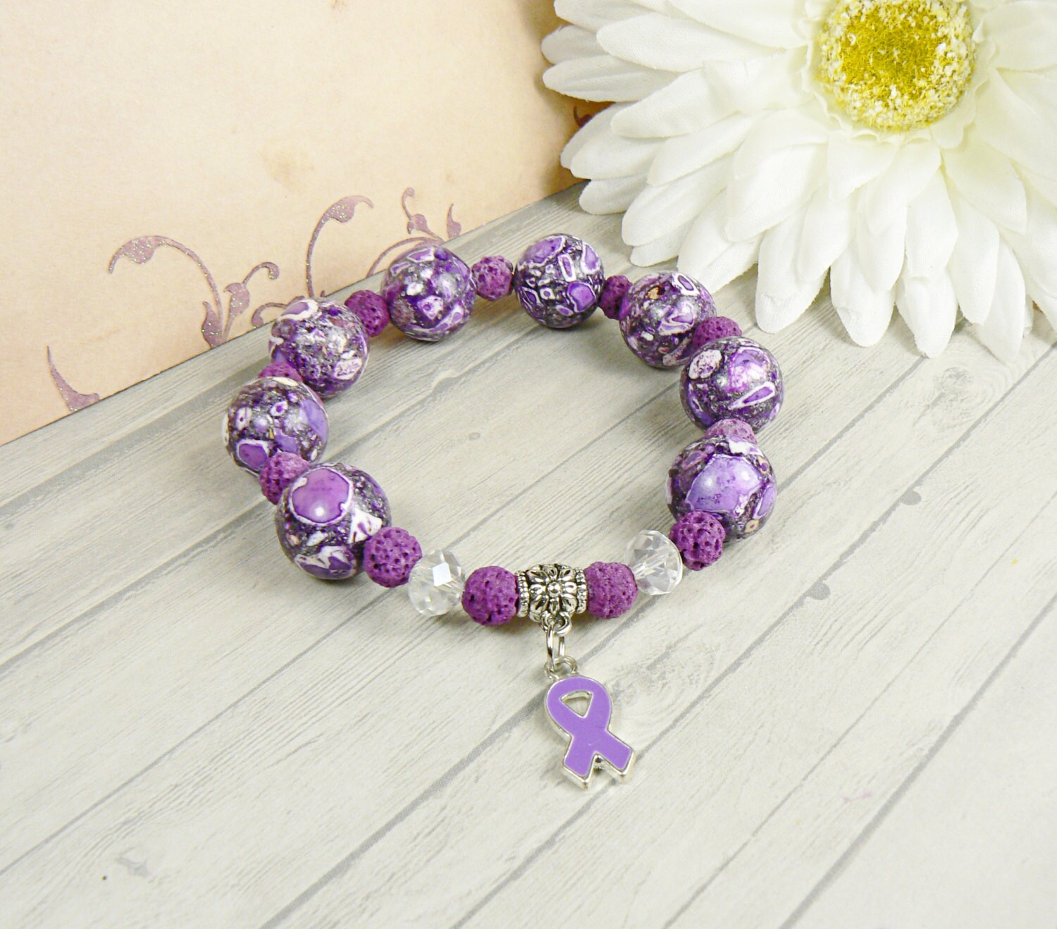 Aromatherapy Bead Bracelet Essential Oil Bead Bracelet Lava