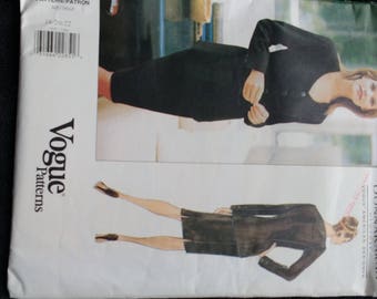 Vogue Donna Karan Jacket Skirt Plus Size Pattern 1705