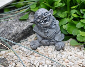 Toader the Troll for Miniature Garden, Fairy Garden