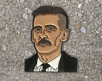 Arthur Shelby Enamel Pin SECONDS, Peaky Blinders gifts, soft enamel, lapel pin, pin game, unofficial, Tommy Shelby, Aunt Polly, backpack pin
