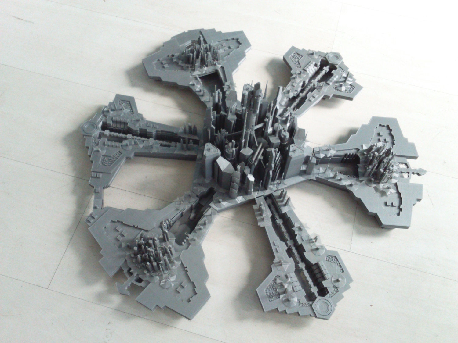 Stargate Atlantis city model kit 3d printed