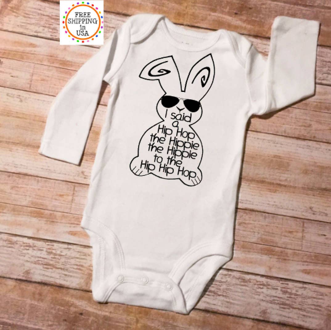 Easter Onesie Easter Outfit Bunny Onesie Baby Onesie Funny