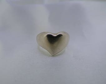 Sterling silver heart ring