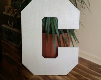 Wedding Guest Book Alternative, 2 foot tall wood letter, unfinished wooden letter, Wedding Sign, 24" wood letter, large wood letter, Birch