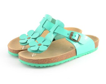 Women's Summer slippers solid color 100% Made in Italy