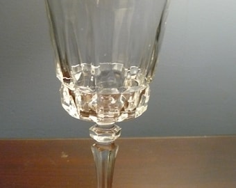 Durand/ Cristal d' Arques Water Goblet Villeneuve