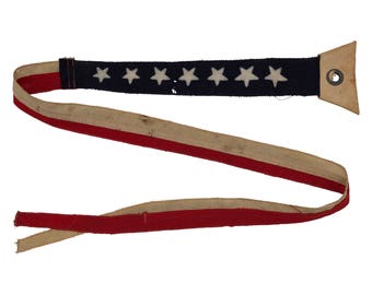Vintage WWII Navy Ship Commissioning Pennant