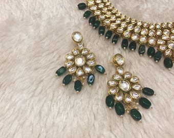 Indian necklace | Wedding Jewelry | White Indian Jewelry | Desi Jewelry | Indian Bridal Jewelry | Kundan Jewelry | Indian Wedding Jewelry