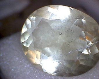 Cool Libyan Desert Glass facet