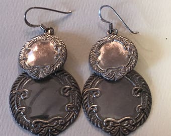 Stunning Sterling Silver Dangle Earrings