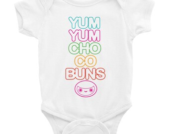Yum Yum Chocobuns Rainbow Flavor Onesie