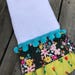Sweet and colorful kitchen ruffle towel
