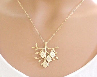 Mother's Day Gift Custom Necklace For Mom, Custom Initial Necklace, Mommy Necklace, Family Necklace, Personalized Necklace, Mom Gift