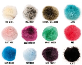 Premium Fake Fur Pom Pom by Rico