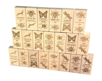 Bugs Jumbo Dominoes 21 pc Maple Blocks