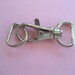 FREE SHIPPING--20 of 1.5 inch with 1/2 inch Loop End Silver/Nickel Swivel Clasps Lobster Claw Hooks and 20 of 1/2 inch Silver/Nickel D-rings